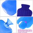 thumbnail image 3 of Termo de alta calidad con tapa, botella de agua caliente transparente con funda tejida, 3 of 5
