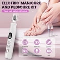 thumbnail image 2 of Lima Eléctrica Inalámbrica Recargable de 10 Velocidades con Kit de 13 Piezas para Manicura y Pedicura Profesional de Uñas Gruesas, 2 of 6