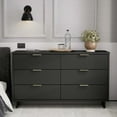 thumbnail image 2 of Manhattan Comfort Granville Engineered Wood Double Dresser in Dark Gray, 2 of 11