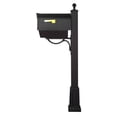 thumbnail image 4 of Classic Curbside Mailbox with Newspaper Tube, Locking Insert and Springfield Mailbox Post with Base, 4 of 7