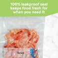 thumbnail image 4 of FoodSaver Quart Vacuum Seal Bags, 16 Count Pre-Cut BPA-Free Freezer Bags, Align to Seal & Tear to Open for Food Freezer, Sous Vide, and Meal Prep, 4 of 6