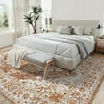 thumbnail image 3 of Geetinfly 9*12FT Area Rugs 1150Gsm 100% Polyester Rug 350Gsm Velvet Weight Pearl Velvet Washed Back Folding Simulation Printed Carpet Xm-Persian-Late Italian Manxi Beige color, 3 of 8