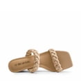 thumbnail image 3 of Sandalia DREAM PAIRS con Cuña de 6 cm y Tiras Trenzadas Nude Talle 8, 3 of 5