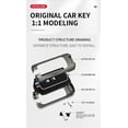 thumbnail image 5 of 2 Button Key Fob Cover for Mitsubishi Outlander Sport Eclipse Cross ASX Mirage RVR Lancer Fortis Ex Smart Key Cover for Mitsubishi Keyless Entry Remote Shell Accessories-A Keychain, 5 of 7