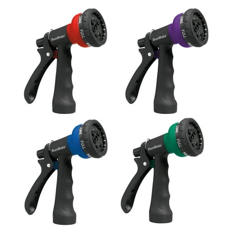 Orbit 7 Spray Pattern Adjustable Water Pistol - Lawn & Garden Hose Nozzle (Best Pistol Home Protection)