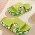 thumbnail image 2 of Binhe Dinosaur Children Slippers Cute Cartoon Beach Slippers for Kids Non Slip Boys Girls Summer Shoes with Slides Sandals Lightweight Open toe Teen Garden Clogs Kids Outdoor Beach Pool Show, 2 of 6