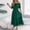 Green, variant on Sentmoon Bridal Shower Dresses for Guest Solid Color Maxi Dress Short Sleeve Regular Fit Travel Beach Supplies Plus Size Dresses for Curvy Women for Everyday Casual Wear XL