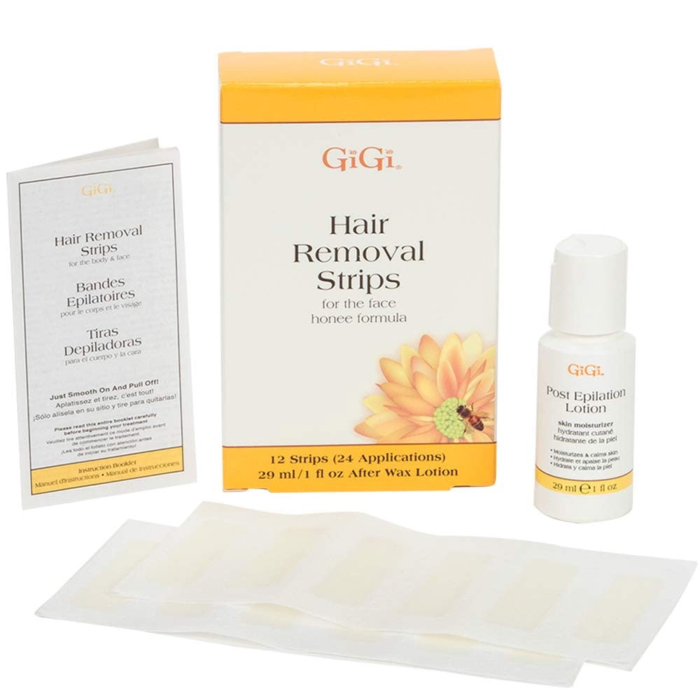 Gigi Hair Removal Strips, For The Face 1 Oz,3 packs
