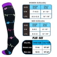 thumbnail image 5 of 6 Pairs Medical Sport Compression Socks - 15-20mmhg Graduated Knee-High Support for Men & Women, Ideal for Soccer, Running, and Nurses, 5 of 8