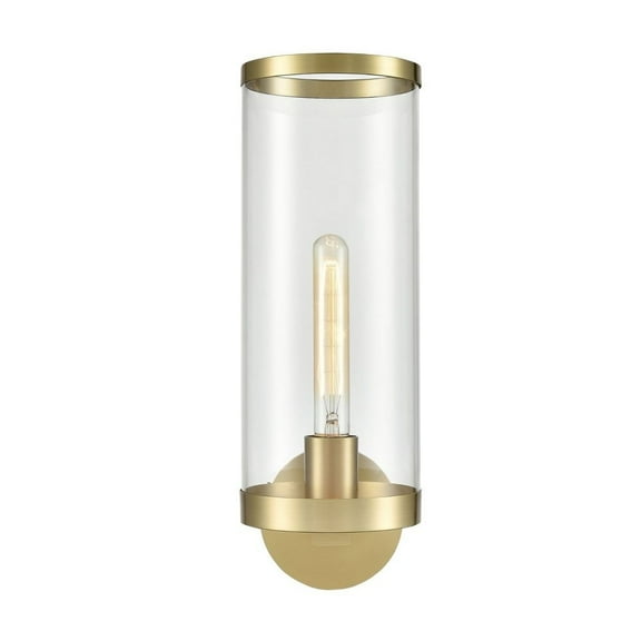 WV311601NBCG-Kuzco Lighting-Revolve II - 1 Light Bath Vanity-Natural Brass Finish