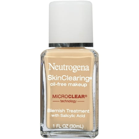 Neutrogena Skinclearing Makeup, 10 Classic Ivory, 1 Fl. Oz