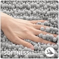 thumbnail image 5 of OEAKAY Soft Chenille Bath Mat Bathroom Rug,Non Slip Absorbent Shower Mats,Washable Shaggy Bathtub Bath Rugs Room Entryway,16"x24",Light Gray, 5 of 7