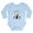 Sky Blue, variant on CafePress - Kiniart Westie LBD Long Sleeve Infant Bodysuit - Long Sleeve Cotton Baby Bodysuit