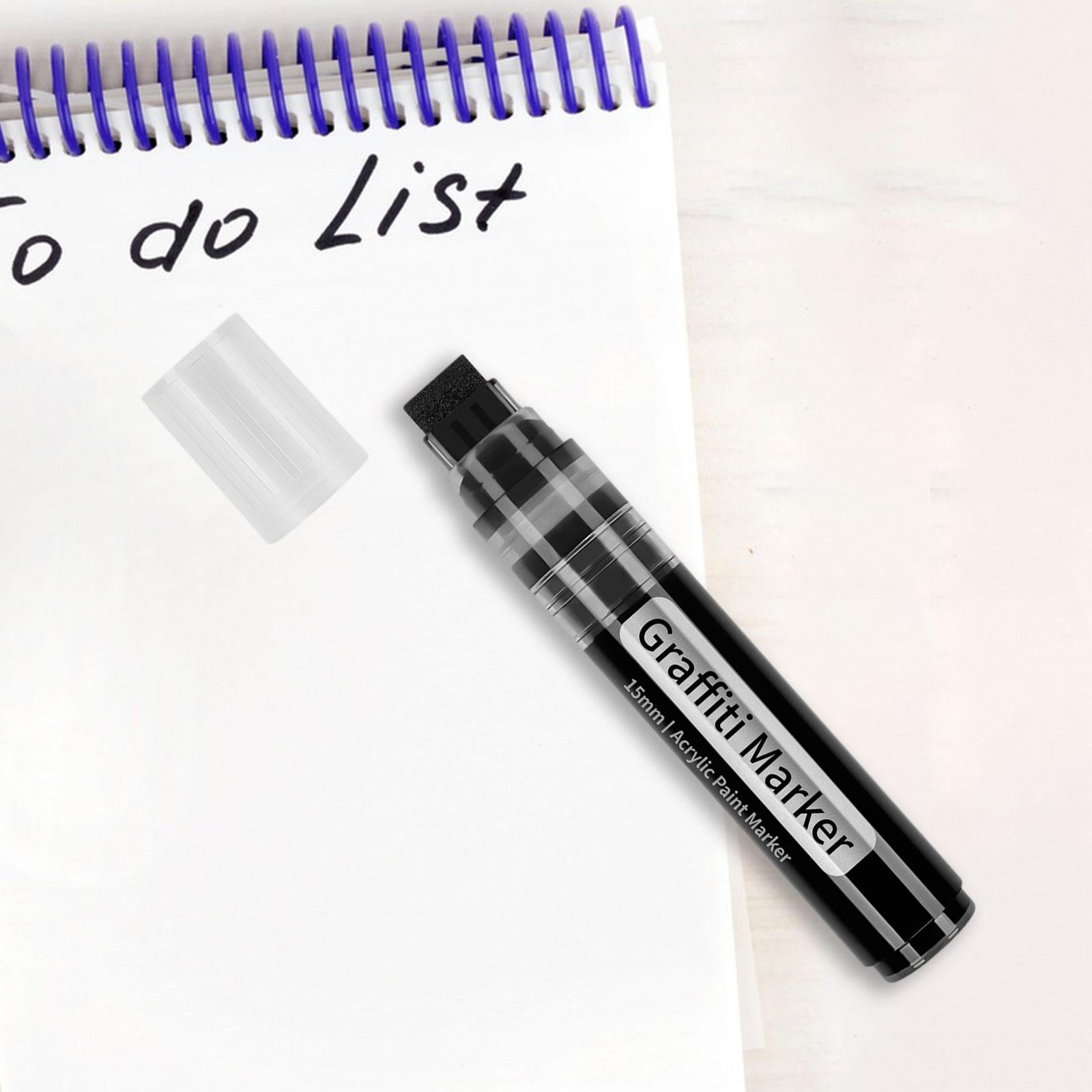 HOMYL 2xAcrylic Paint Markers Painting Art Markers Art Marker Water Based Marker Pens 3 Pcs