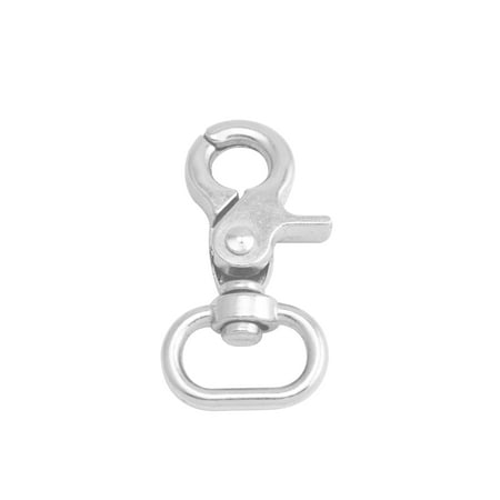 

Fenggtonqii Silvery 0.8 Inner Diameter Oval Ring Large Pliers Buckle Lobster Clasps Swivel Snap Hooks Pack of 30