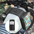 thumbnail image 3 of Uorisanigo ATV Saddle Bag - Hawaiian Pineapple Motorcycle Tank Bag - Waterproof Snowmobiles ATV Tank Top Saddle Bags for Yamaha Suzuki Kawasaki Harley, 3 of 7