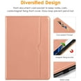 thumbnail image 5 of DTTO for Samsung Galaxy Tab A8 10.5 inch Case 2022, Premium Leather Business Folio Stand Cover with Built-in Hand Strap for Samsung Galaxy Tab A8 10.5’’ 2022 Model [SM-X200/X205/X207], Rose Gold, 5 of 6