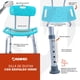 thumbnail image 5 of Silla de Ducha con Respaldo Verde, 5 of 7