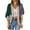 Armée Verte, variante sur Wolfast Hauts à Manches Longues pour Femmes Mode Femme Hiver Cardigan à Couleurs Contrastées Chandail à Manches Longues Cardigan Veste Hauts Longs Manteaux d'Hiver pour Femmes