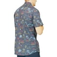 thumbnail image 3 of Visive Mens Hawaiian Shirt For Men Short Sleeve Button Up Tropical Summer Shirts, 3 of 7