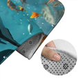 thumbnail image 5 of Yiaed Realistic Ocean Shark Print Bathroom Mat Set 2 Pieces Mat Anti-Skid Pad Ultra Soft and Absorbent Bathroom Bath Mat Contour Bath Rugs for Toilet Base, 5 of 6