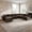 Cocoa Brown, Performance Luxe Velvet, variant on The 8-Piece Comfy Cloud Couch, Olive Green