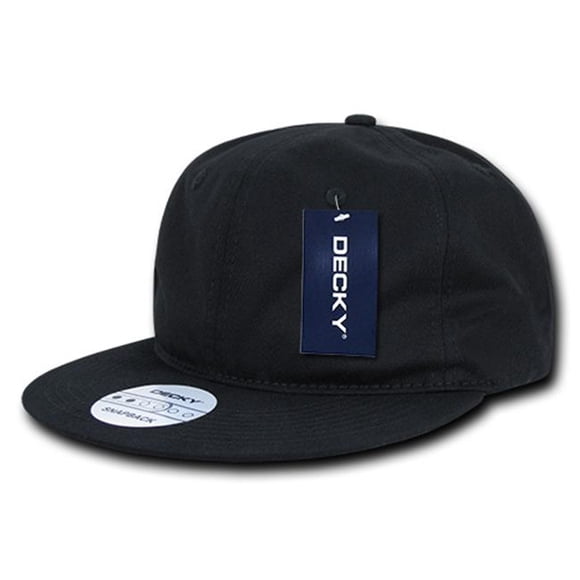 Decky Snapbacks 370-BLACK Relaxed Snapback - Black