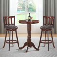 thumbnail image 2 of Costway Set of 2 31'' Swivel Bar stool Leather Padded Dining Kitchen Pub Bistro Chair, 2 of 9