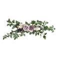 thumbnail image 4 of 2 piezas de decoraciones florales para respaldo de silla de pasillo, accesorios para fotos, arreglo floral para banco de pasillo Estilo C, 4 of 9