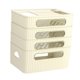 thumbnail image 5 of Estante de enrutador Organizador de escritorio de oficina Estantes Estante de almacenamiento Organizador de enrutador Caja de gestión de cables de Beige 4 Niveles Sunnimix Estante del enrutador, 5 of 8