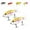 Yellow-white, variant on ABPETE fishing lure,Slow-Sink Glide Bait,Multi-Joint Swimbait,Mini Glide Bait for Bass Fishing Saltwater Ready Wobbler Lure(Green)