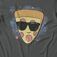 thumbnail image 3 of Disney Pixar Toy Story 5 Men's Pizza With Sunglasses Stars And Brush Stroke (Charcoal, S-XXXL), 3 of 4