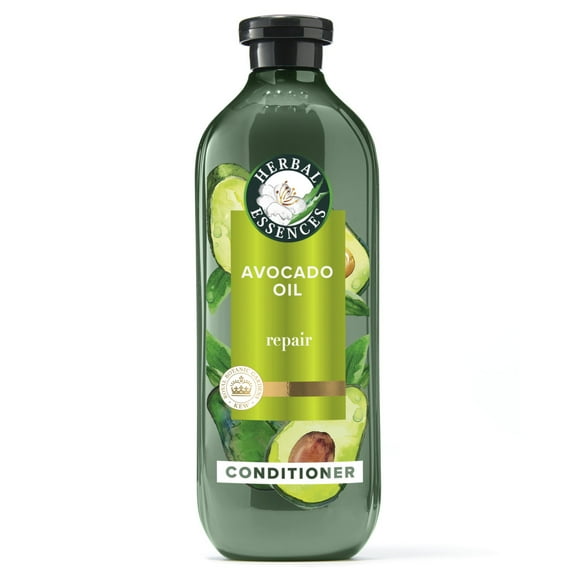Herbal Essences Avocado Oil Sulfate Free Conditioner, Hair Repair, 13.5 fl oz, with Certified Camellia Oil and Aloe Vera, For All Hair Types, Especially Damaged Hair