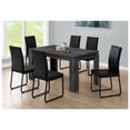 thumbnail image 4 of Dining Table, 60" Rectangular, Kitchen, Dining Room, Black Laminate, Contemporary, Modern, 4 of 9