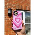 thumbnail image 2 of Personalised Pink Heart Latte iPhone 14 Case,iPhone 13 Pro, 2 of 5