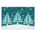 thumbnail image 2 of Merry Christmas Green Winter Xmas Trees Set Of 4 Holiday Table Place Mats Heat-resistant Placemats 12 X 18 Inch Holiday Dining Table Place Mats for Kitchen Dining Table,Kitchen Table Mats, 2 of 5
