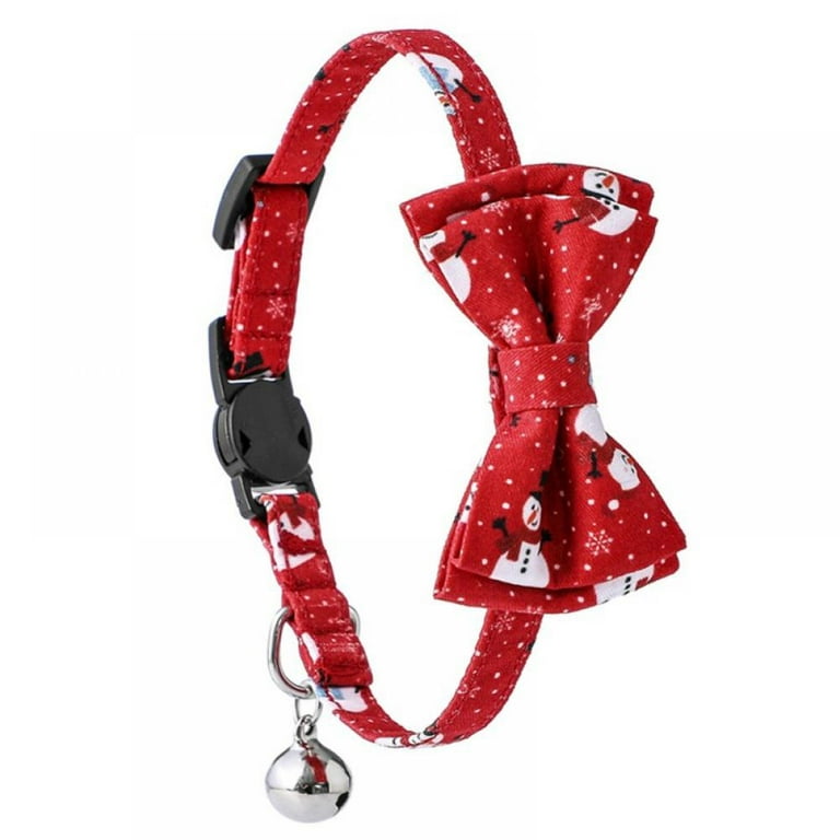 Red Flower Bow Tie Dog Collar And Leash | Supreme Dog Garage