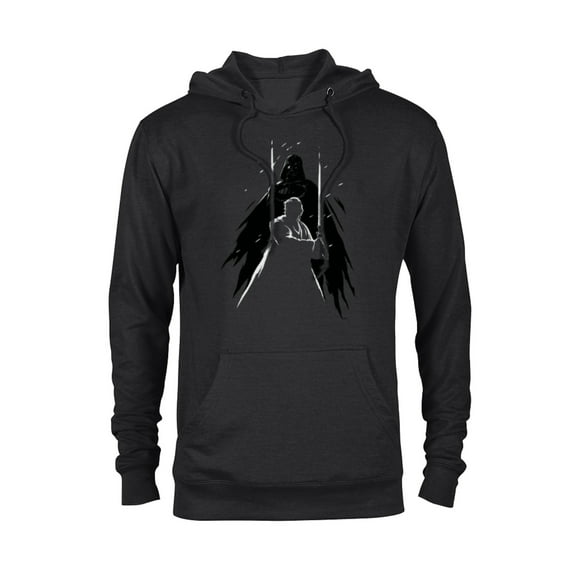 Star Wars Obi-Wan Kenobi Darth Vader Light and Dark - Pullover Hoodie for Adults - Customized-Black