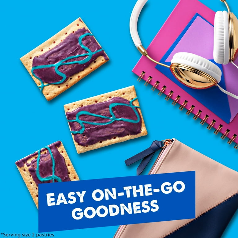 Pop-Tarts Frosted Wild Berry Toaster Pastries, Ready-to-Eat