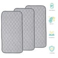 thumbnail image 3 of DYUES Changing Pad Liner,Ultra Soft and Absorbt Bamboo Quilted Waterproof Changing Pad Liner 3 packs, 3 of 9