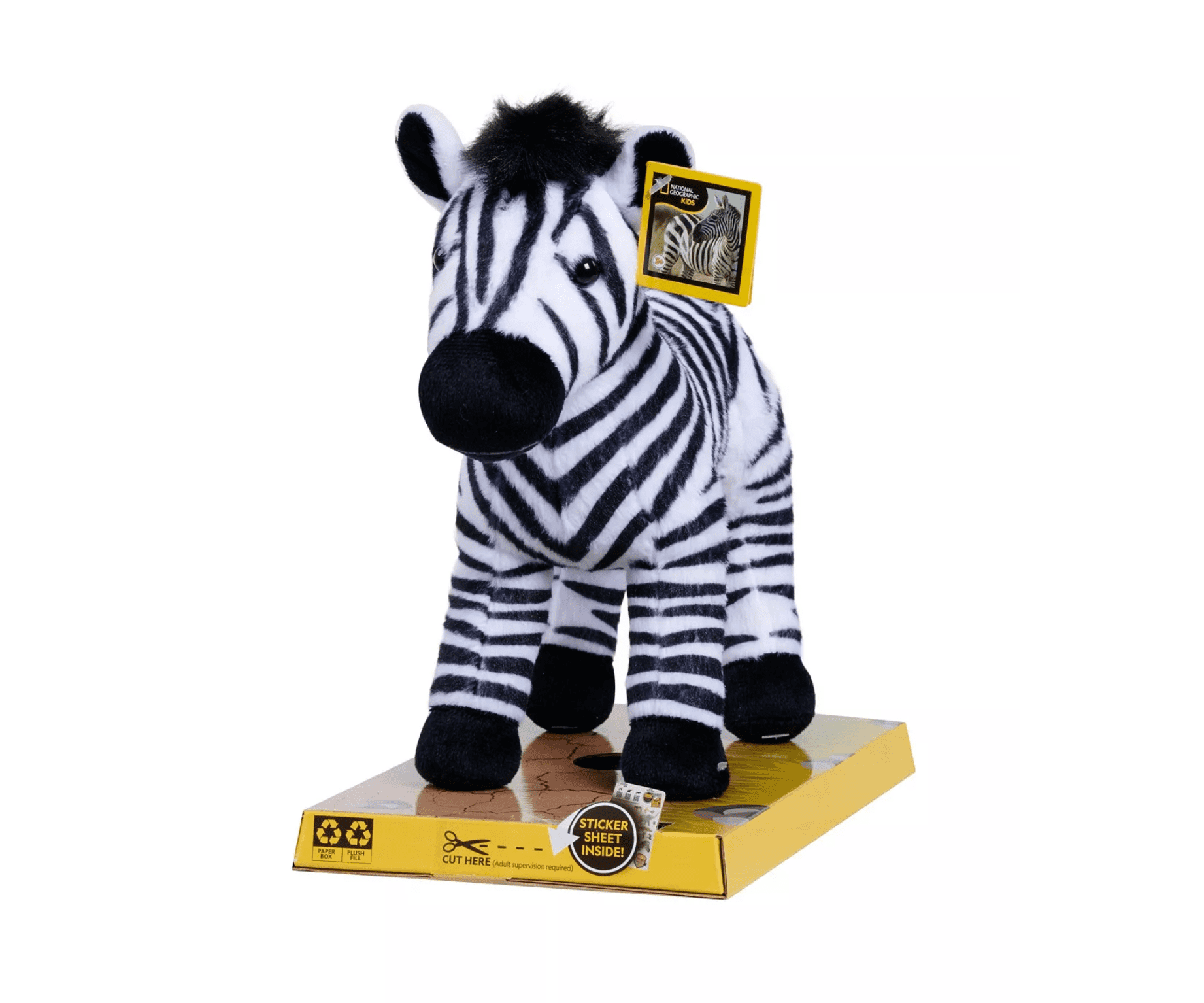 NATIONAL GEOGRAPHIC Small Plush Zebra