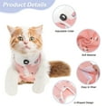thumbnail image 3 of Unique Bargains Cat Recovery Suit Soft Breathable Cat Surgeries Suit Cat Onesie for Cats After Surgeries Prevents Licking Wounds S Pink, 3 of 7
