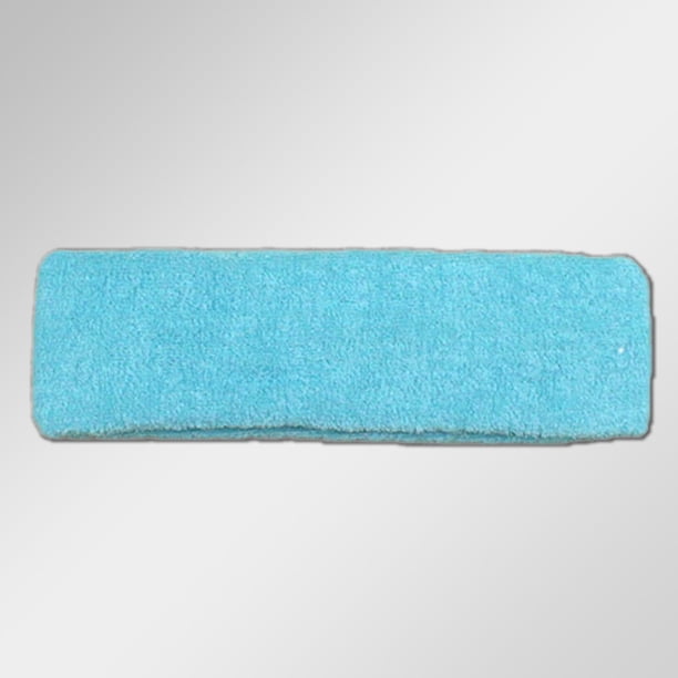 Cinta deportiva para el pelo, banda de sudoración elástica para el gimnasio de yoga Abanopi Azul claro