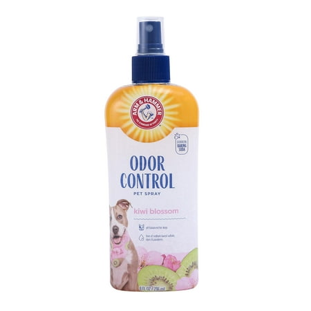 Arm & Hammer for Pets Super Deodorizing Spray for Dogs | Best Odor Eliminating Spray for All Dogs & Puppies | Fresh Kiwi Blossom Scent That Smells Great, 8 Ounces KK25