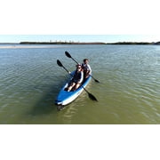 Sea Eagle 473RL RazorLite Inflatable Kayak - Lightweight, Drop Stitch, High Speed Inflatable Kayak - Solo or Tandem - w/Tall Back Seat(s), Paddle(s), Backpack, Skeg and Pump- Pro Carbon Package