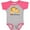Baseball Heather and Hot Pink, variant on Inktastic I Love My Grandma Boys or Girls Baby Bodysuit