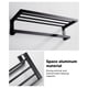 thumbnail image 3 of Toallero Negro De Lujo, Soporte De Taladro Para Baño, Elegante Soporte De Hotelera Para Almacenamiento De Toallas Con Uso Eficiente Del Espacio, 3 of 7