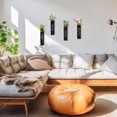 thumbnail image 6 of Wood Wall Planter 4 Pack Indoor Pocket Wall Vases Decor for Boho Farmhouse Living Room Bedroom Dried Flowers Greenery Plants Black, 6 of 8