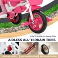 thumbnail image 5 of JMMD Baby Tricycle, 8-in-1 Folding Kids Trike with Adjustable Parent Handle, Safety Harness & Wheel Brakes, Removable Canopy, Storage, Stroller Bike Gift for Toddlers 18 Months - 5 Years, Pink, 5 of 9
