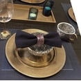 thumbnail image 3 of DAMAIE Handmade Napkin Rings for Dinner Parties, Dining Table Decoration, Set of 6, Brown, 3 of 7